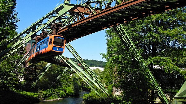 suspension railway in Wuppertal