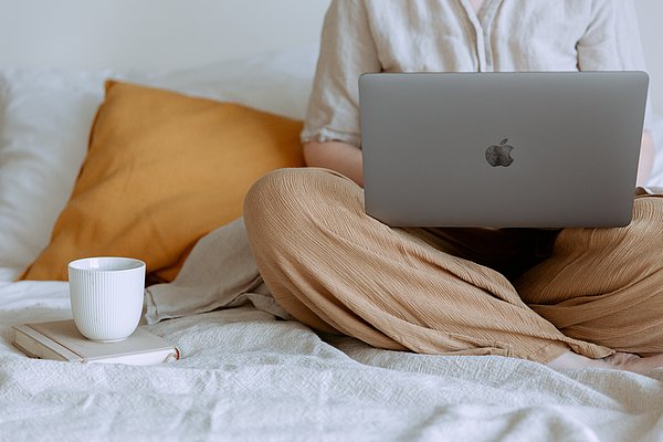 Arbeiten im Bett